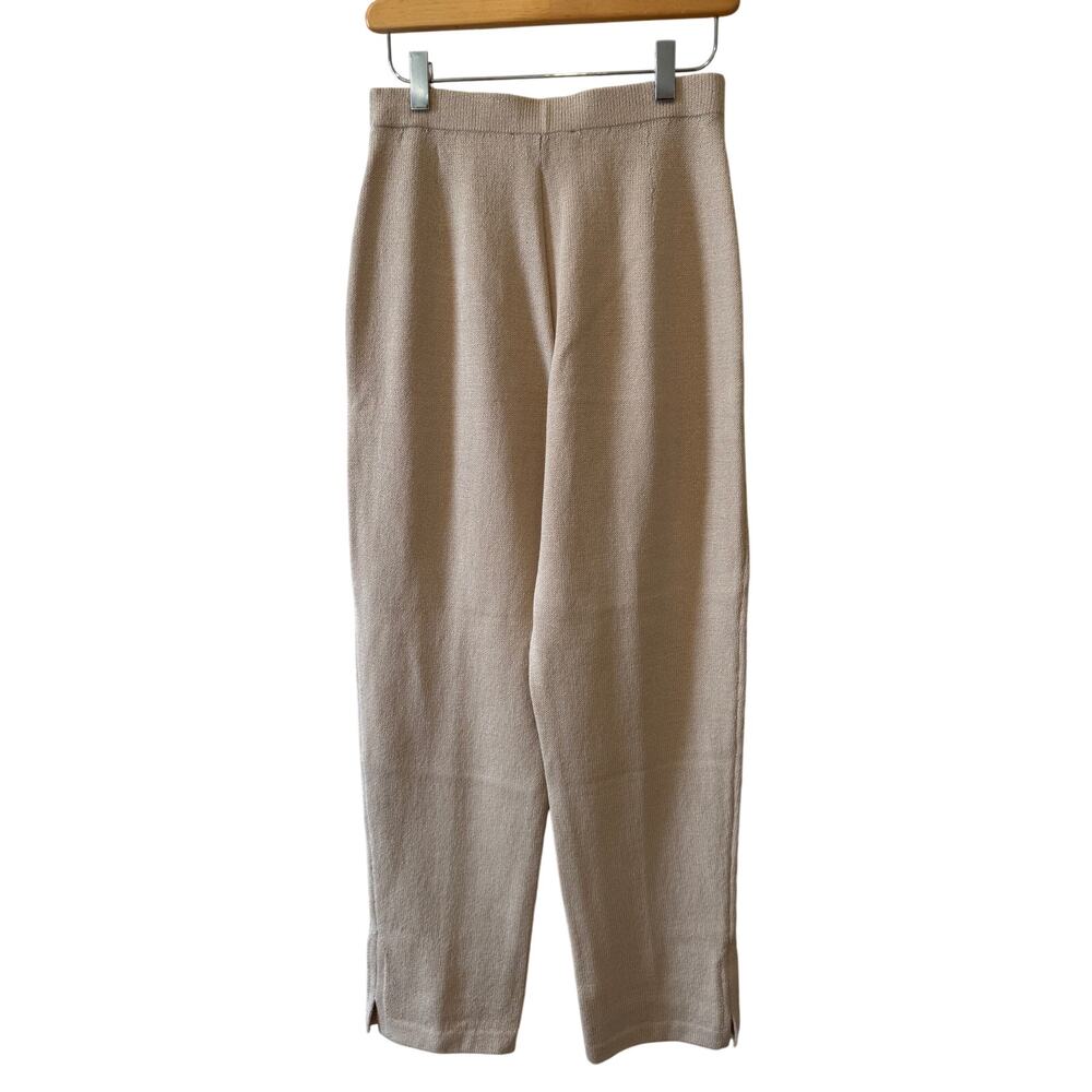 ST. JOHN Collection Santana Knit Pants Sand 4
